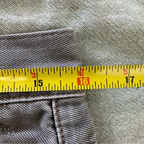 Allsaints Spitalfields Men’s Gray Jacks Place Straight Slim Leg Jeans 30x33 - Picture 6 of 8